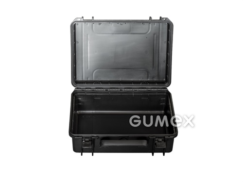 Wasserdichte Koffer MAX, 464x366x176mm (426x290x159mm), IP67, PP, ohne Füllung, schwarz, 